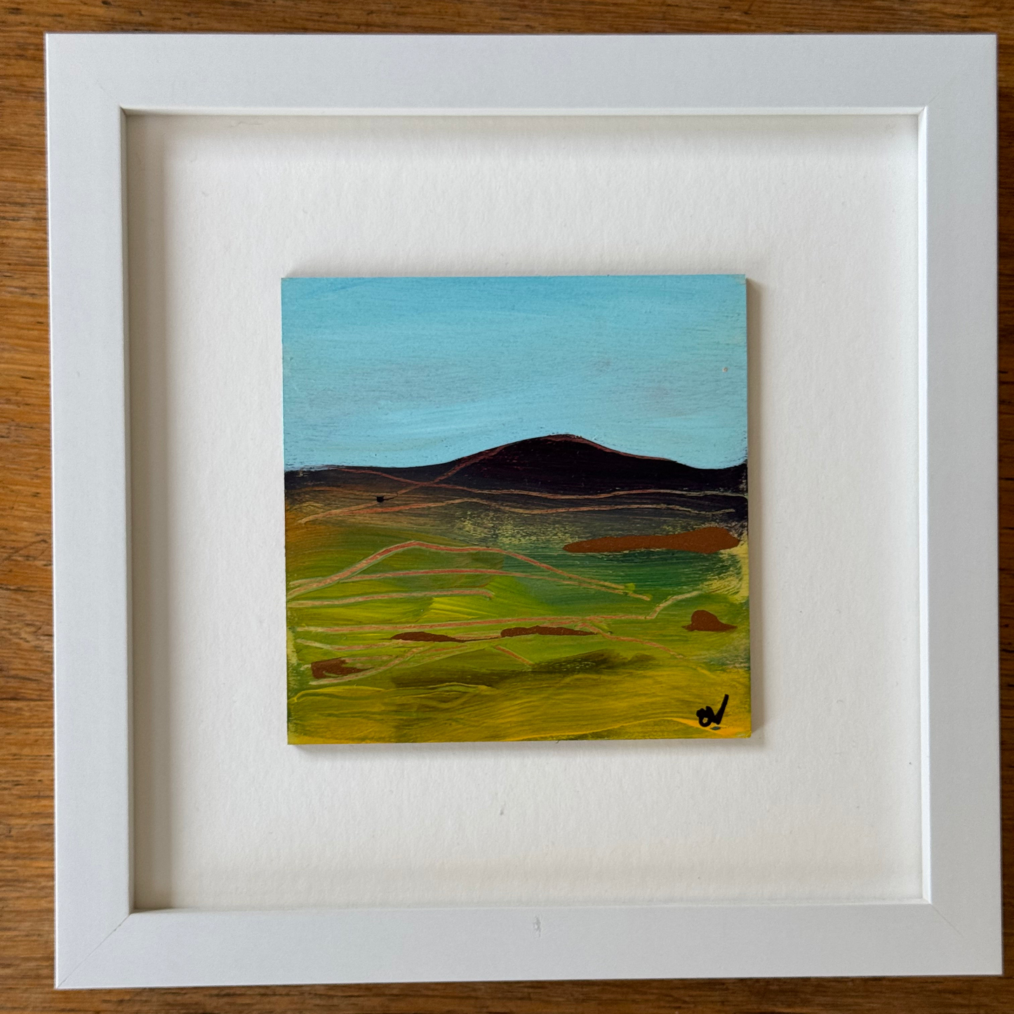 PAINTING: mini study - purple hill