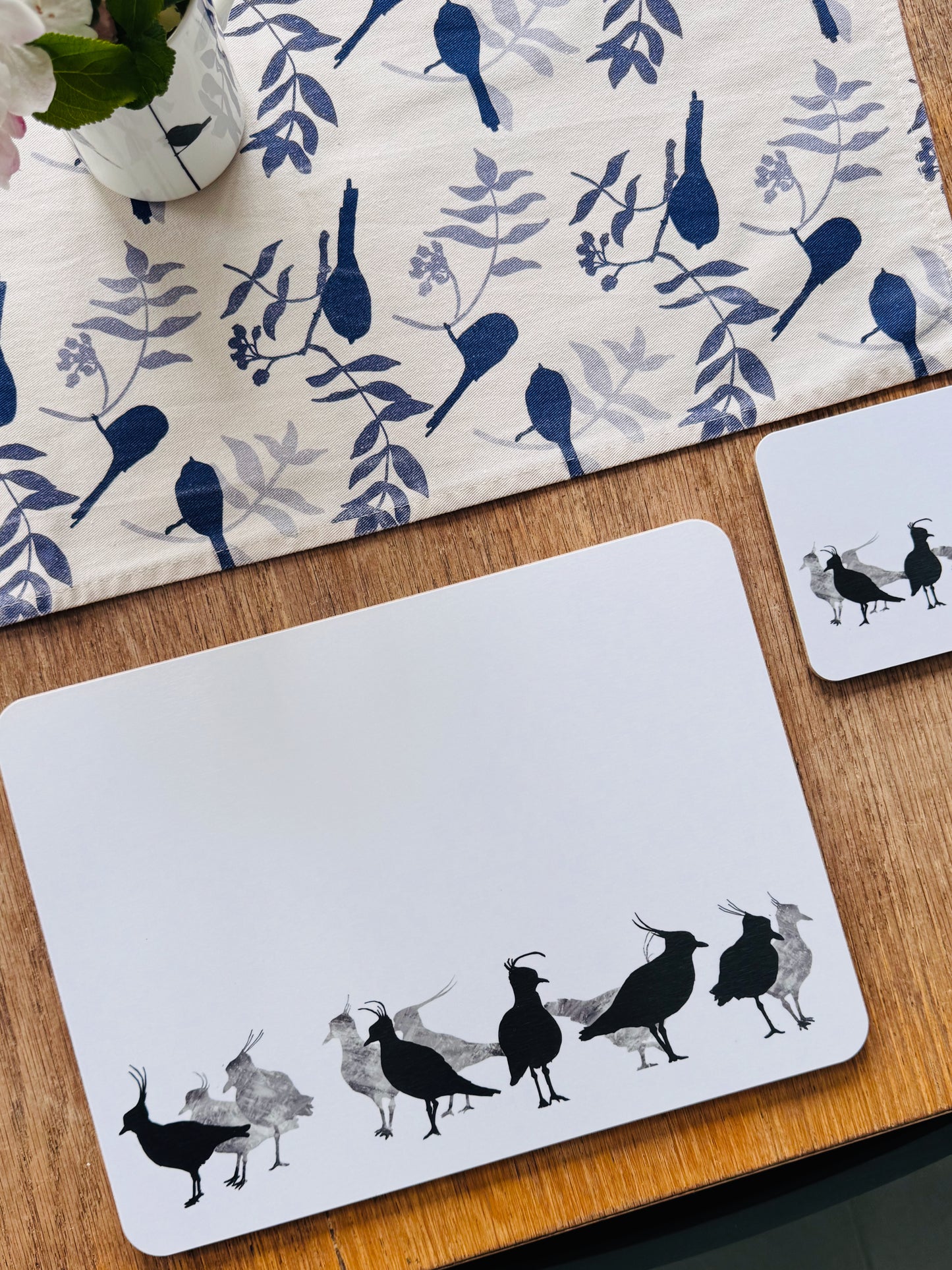 TABLE MAT SET: coastal birds x 4