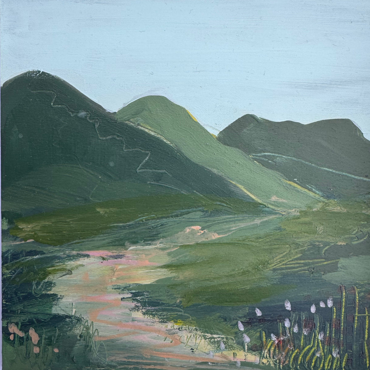 PAINTING: Pentlands view 2