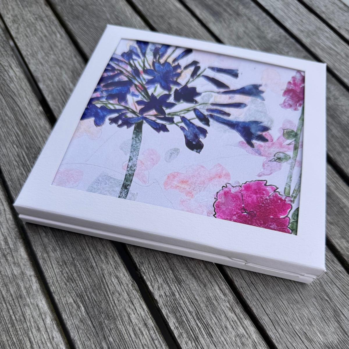 PACK OF GREETING CARDS: agapanthus