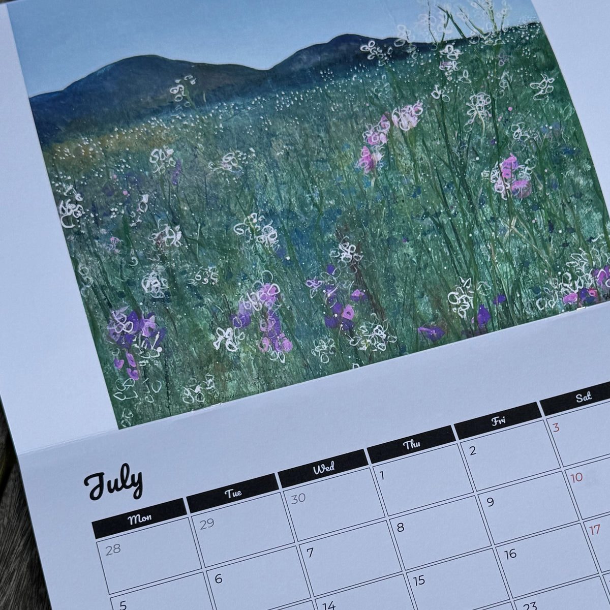 2027 Pentlands Wall Calender by Sandra Vick
