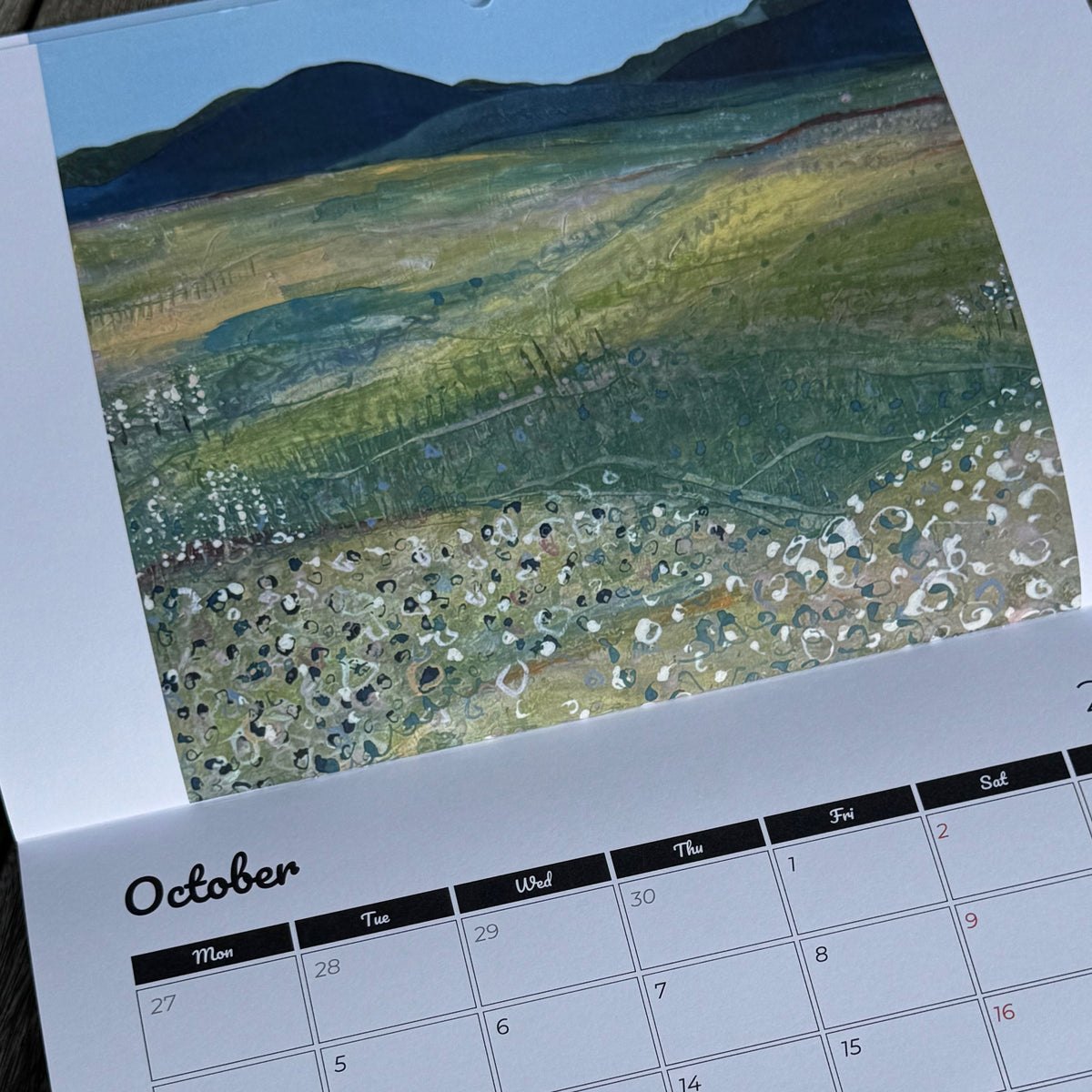 2027 Pentlands Wall Calender by Sandra Vick