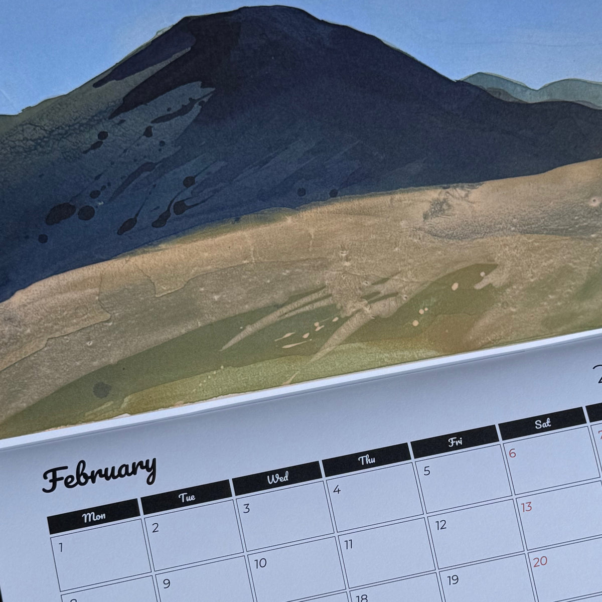 2027 Pentlands Wall Calender by Sandra Vick