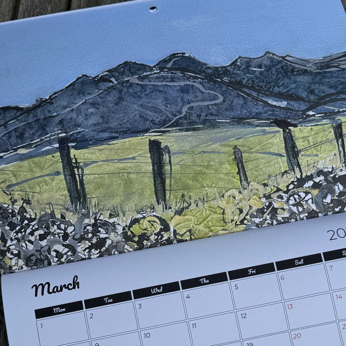 2027 Pentlands Wall Calender by Sandra Vick