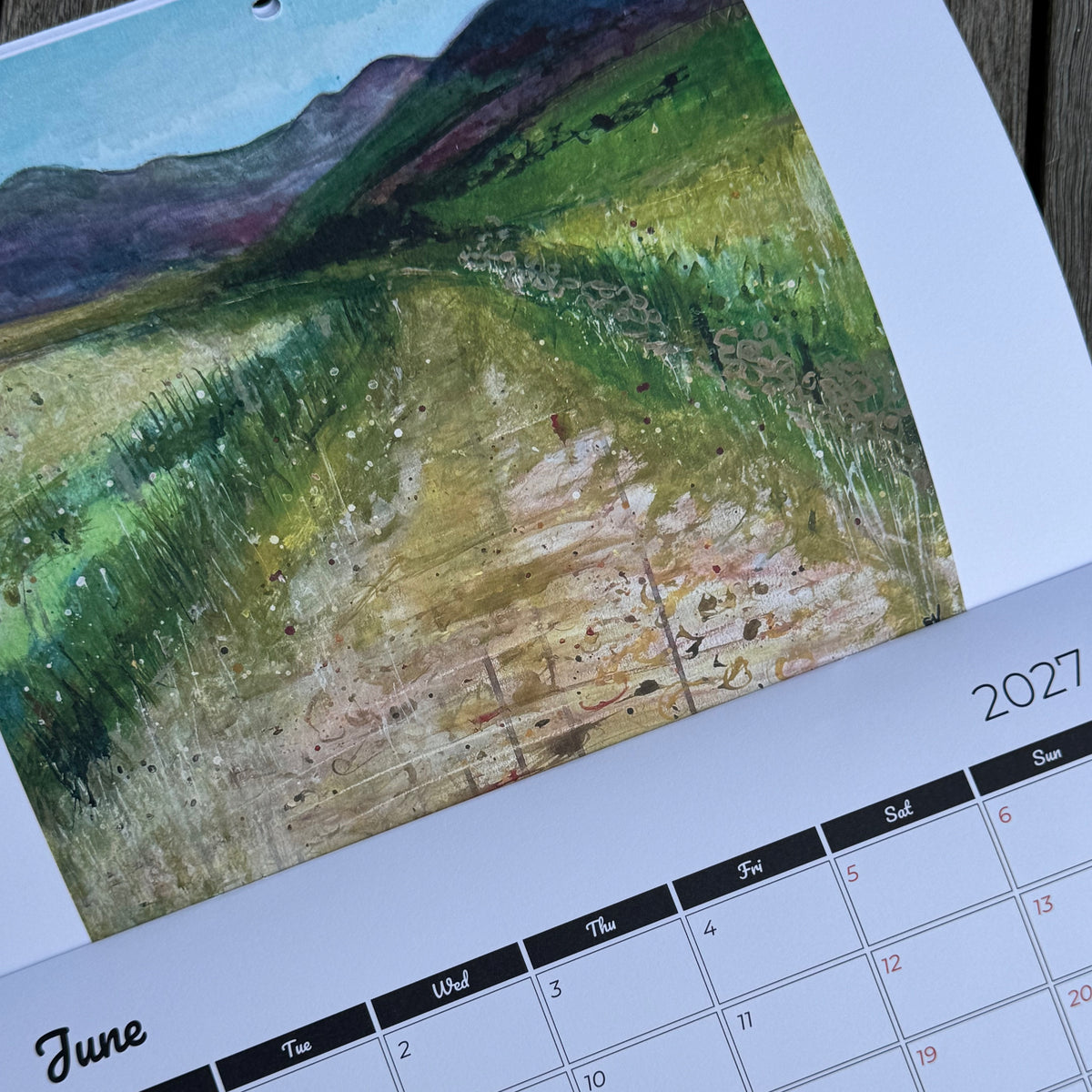 2027 Pentlands Wall Calender by Sandra Vick