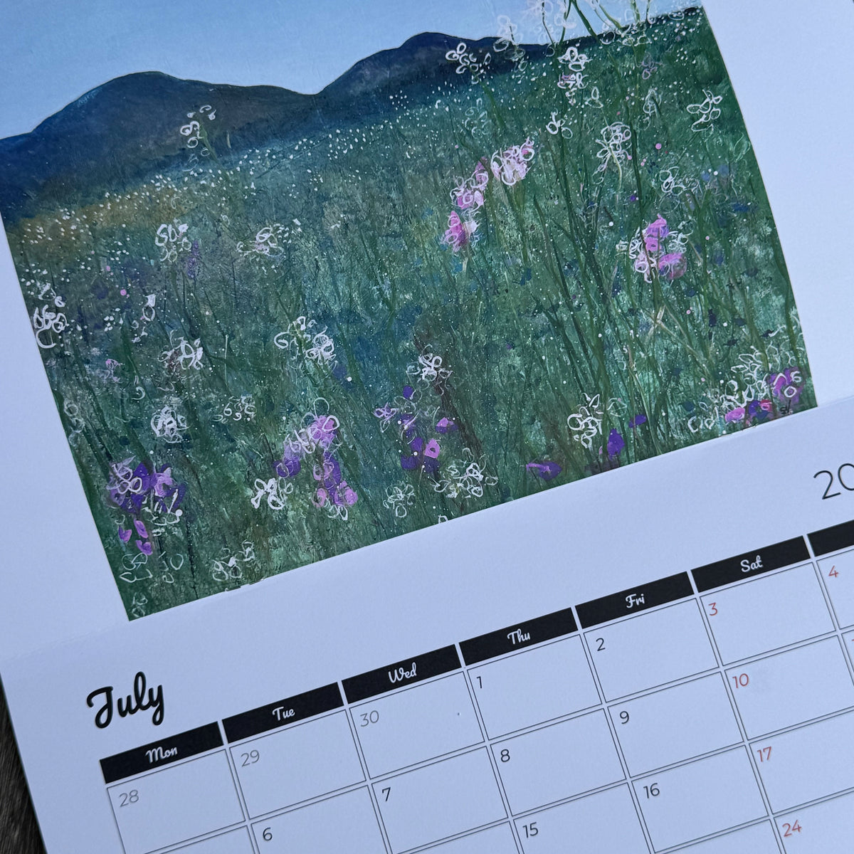 2027 Pentlands Wall Calender by Sandra Vick