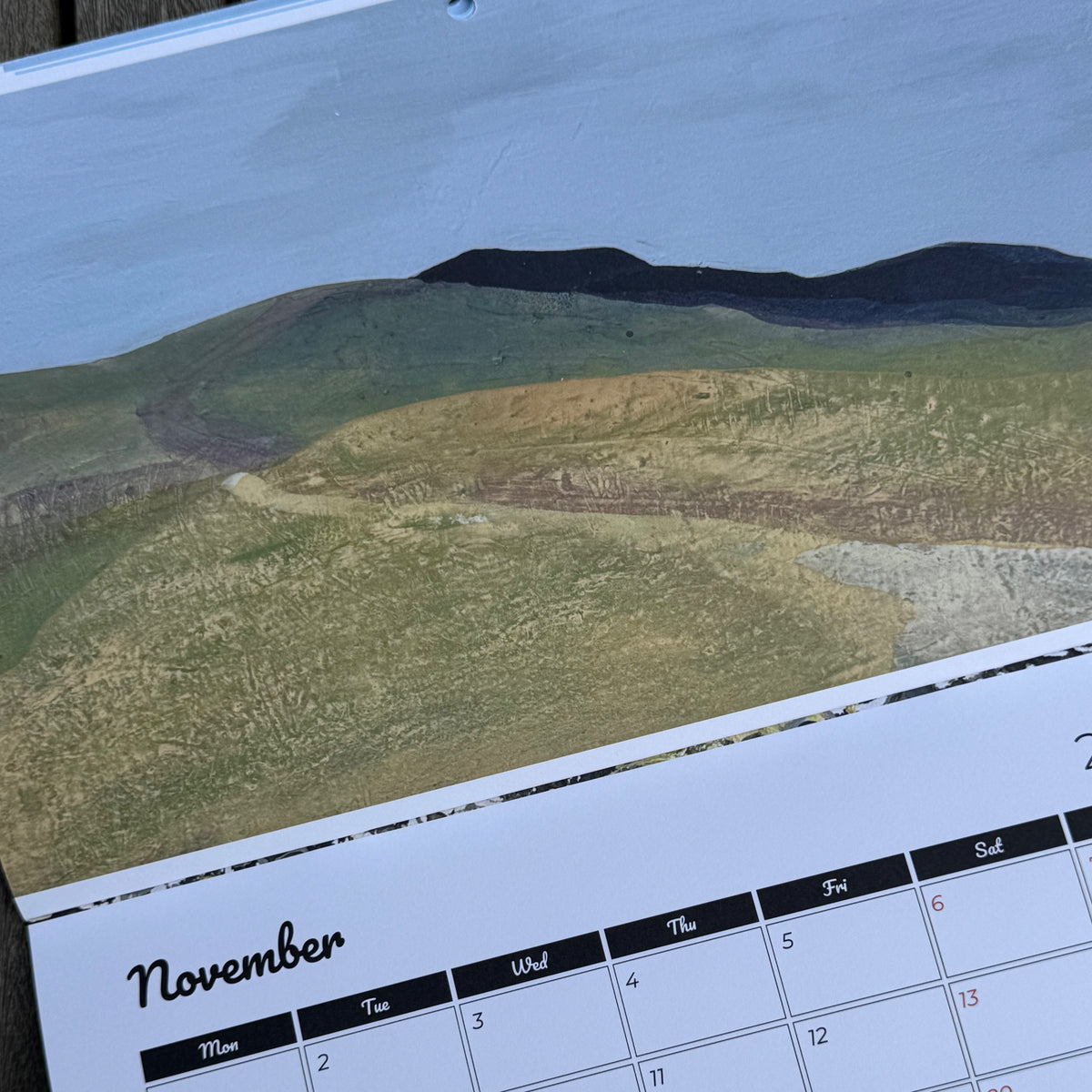 2027 Pentlands Wall Calender by Sandra Vick