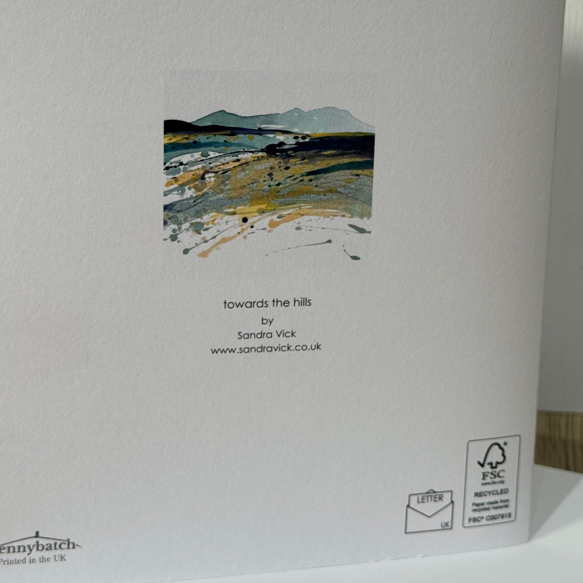 CARD: Towards the hills (allermuir and caerketton from fairmilehead)