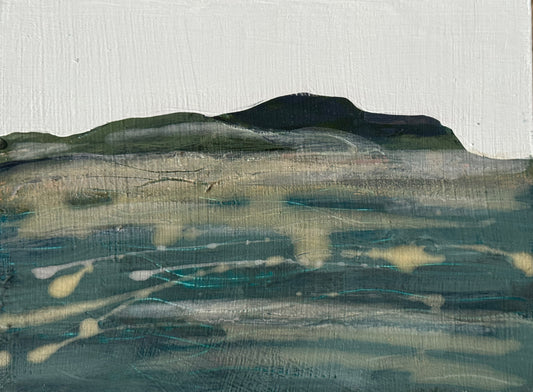 PAINTING:  Arthurs Seat over the Forth