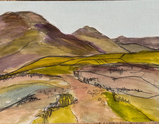 PAINTING:  The Pentlands