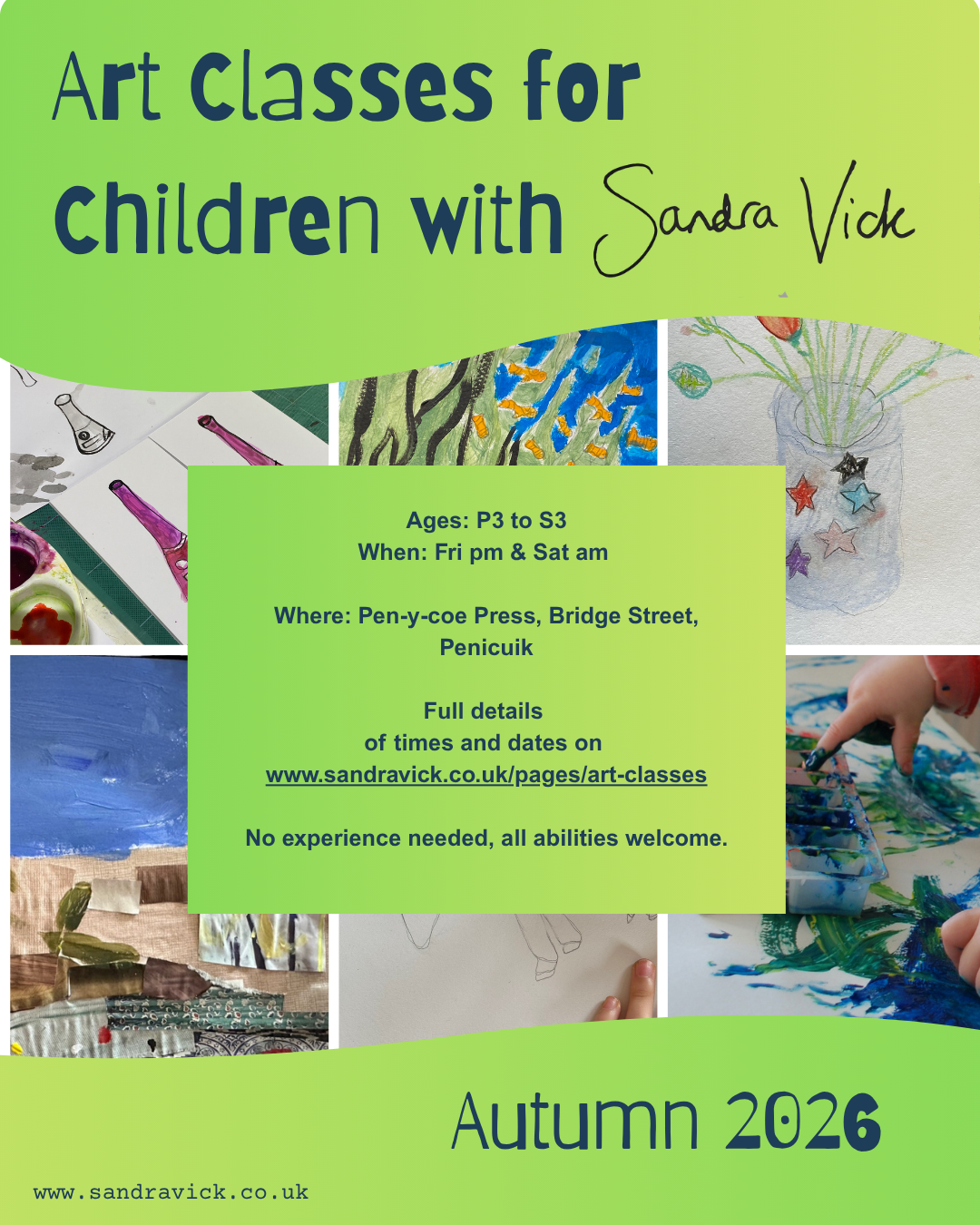 AUTUMN ART CLASSES FOR CHILDREN