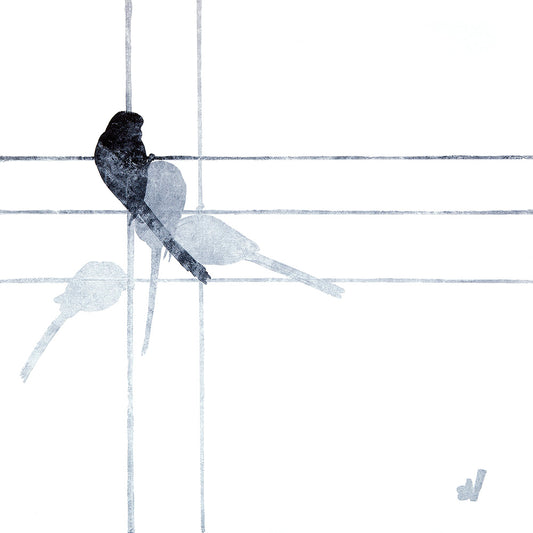 ART PRINT: long-tailed tits I UNFRAMED