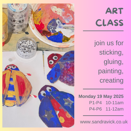 ART CLASS: Victoria Day 19 May 2025 : P1-P4 10-11am