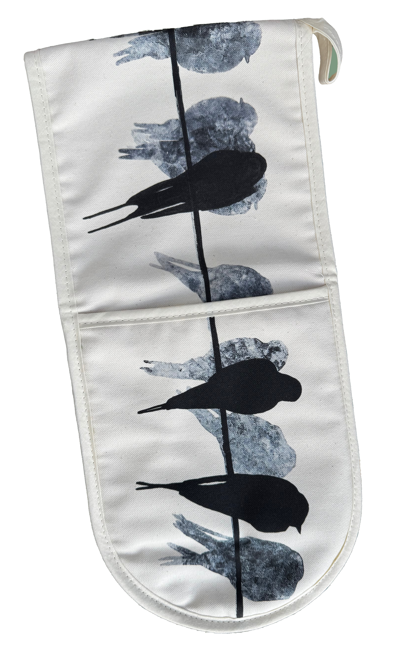OVEN GLOVES: Swallow design **NEW**