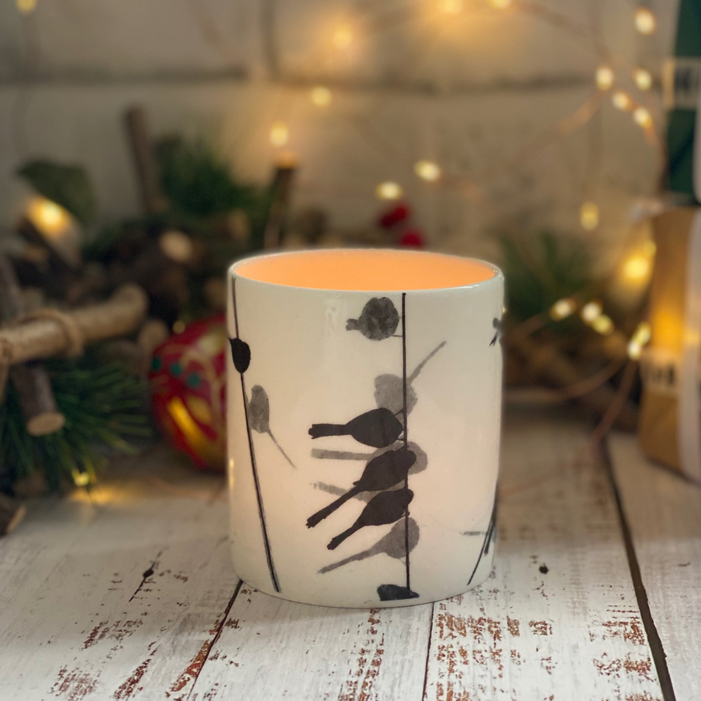 CANDLE: LONG-TAILED TIT - various scents