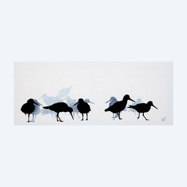 ART PRINT: 'oystercatchers' UNFRAMED