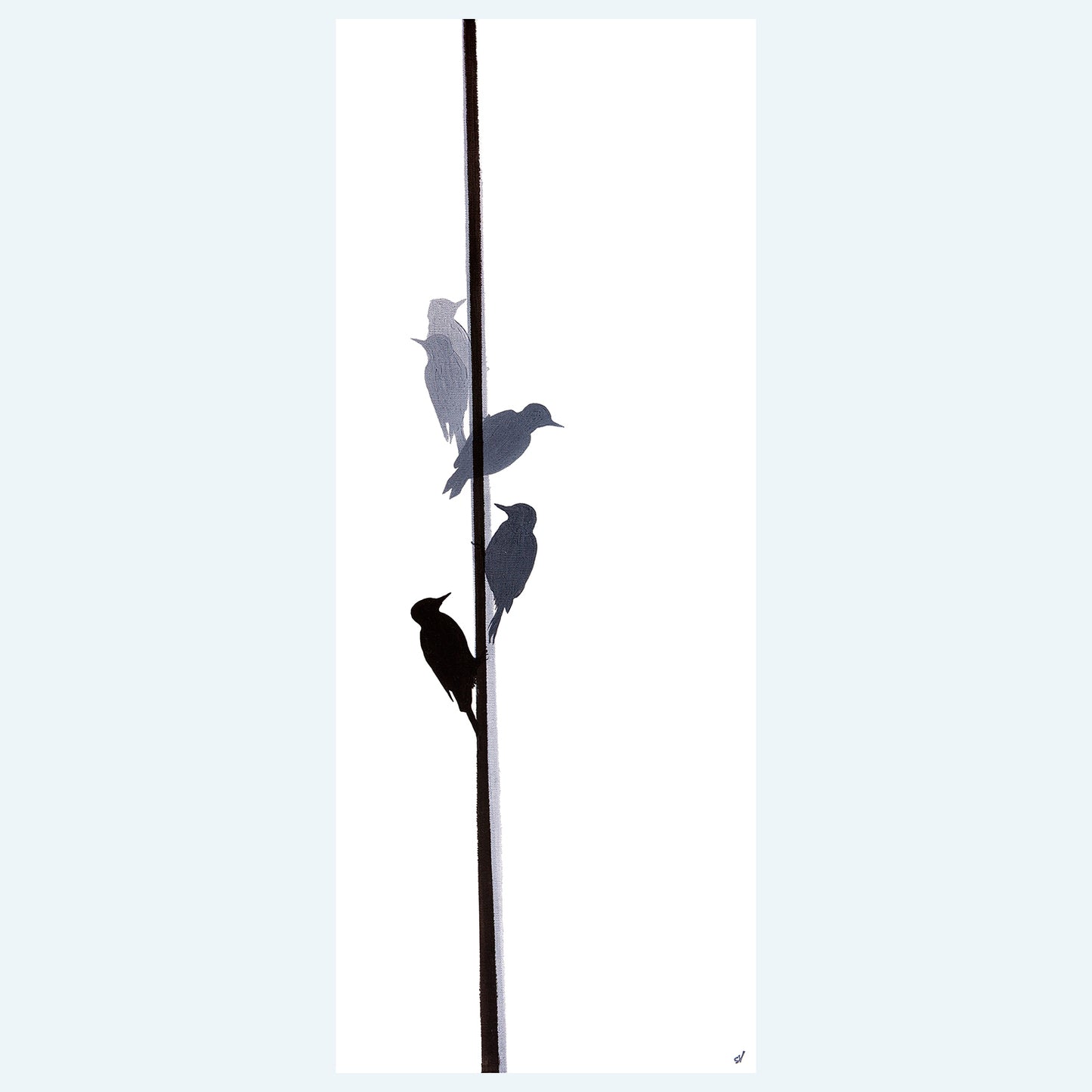 ART PRINT: 'woodpecker' UNFRAMED