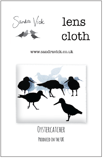 LENS CLOTH: oystercatchers