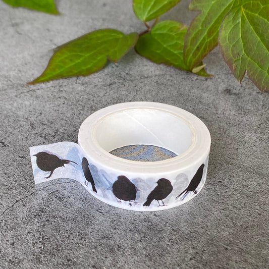 Washi tape - robins - 2 rolls