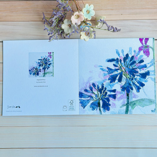 CARD: Agapanthus SQ