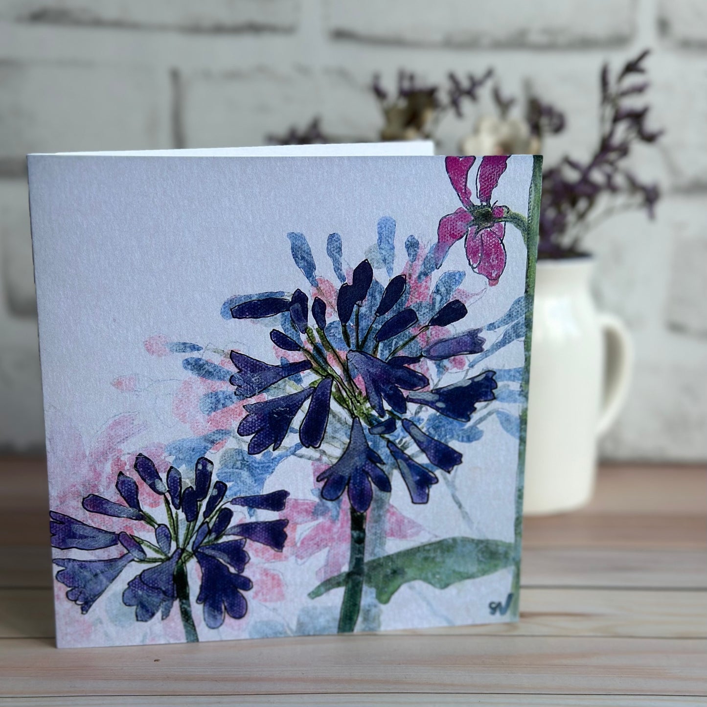 CARD: 3 agapanthus